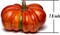 Large Artificial Pumpkin, 12.6inch Hand-Made Fake Pumpkin for Fall Harvest Festival Thanksgiving Halloween Decor (Orange Speckles)